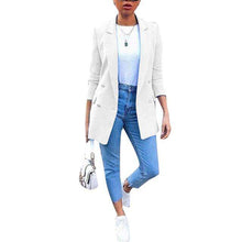 Load image into Gallery viewer, 2020 Women Blazer Casual Long Sleeve Blazers Open