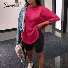Load image into Gallery viewer, Simplee Casual solid new women's two piece
