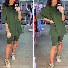 Load image into Gallery viewer, Simplee Casual solid new women's two piece