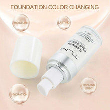 Load image into Gallery viewer, 30ml TLM Color Changing Liquid Foundation Concealer Longlasting Perfect Makeup Change To Your Skin Tone By Blending TSLM2
